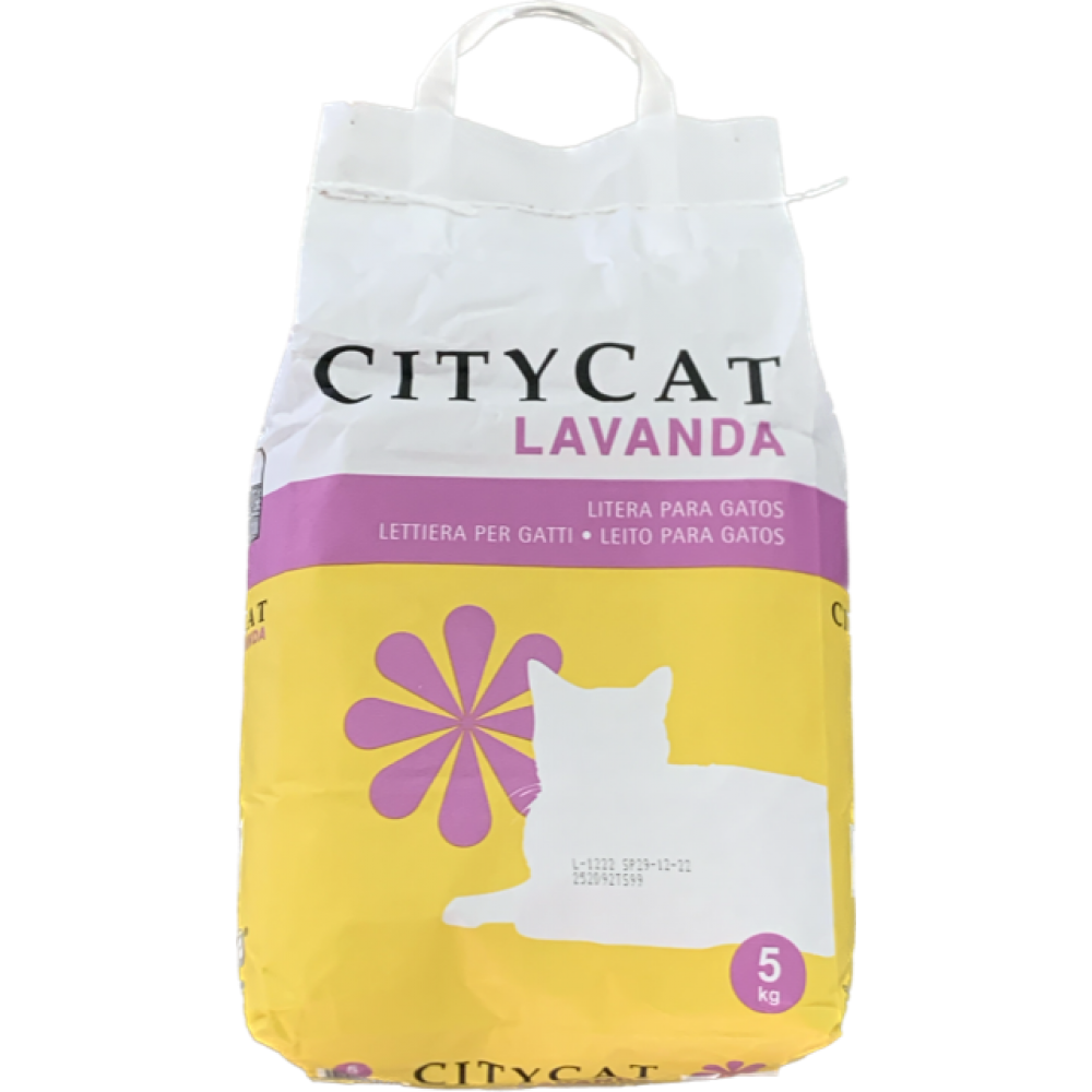 AREIA P/ GATOS CITYCAT PERFUMADA - 5 KILOS