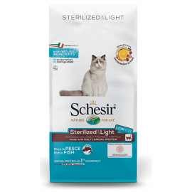 SCHESIR GATO ADULTO ESTERILIZADO & LIGHT PEIXE  - 1,5KG