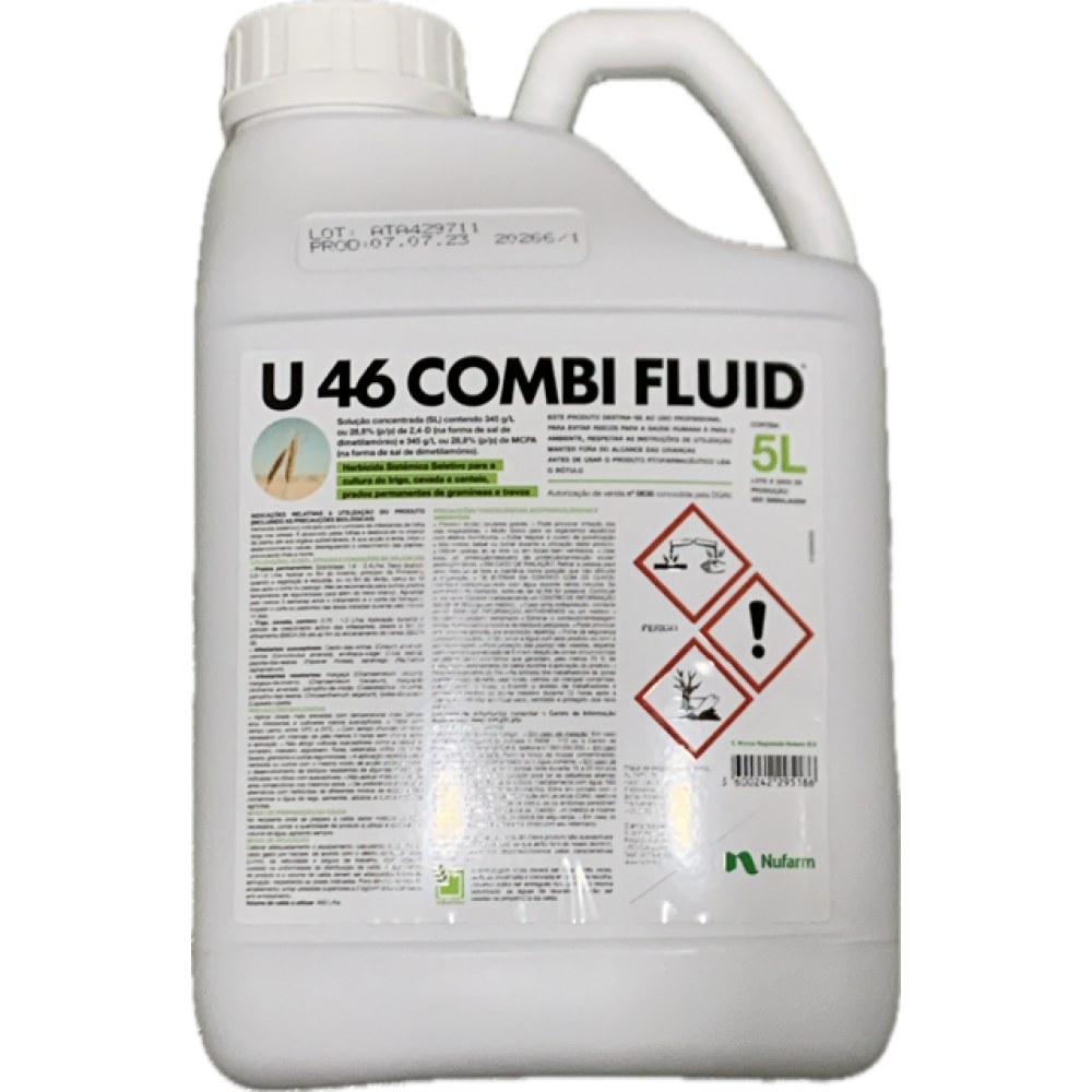 NUFARM HERBICIDA U 46 COMBI FLUID APV 0638 - 5 LT