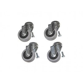 KIT 4 RODAS PARA MESA DE CULTIVO