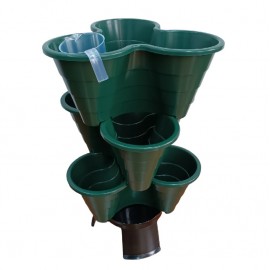 KIT VASOS HORTO VERTICAL ECO 3BT12L VERDE