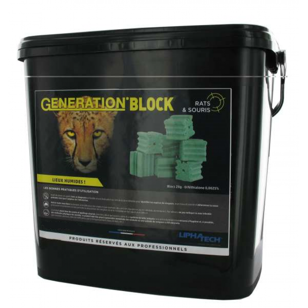 GENERATION RATICIDA BLOCOS DIFETIALONA - 7 KG