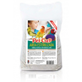 PETCUP AREIA ESTERILIZADA - 2 KG