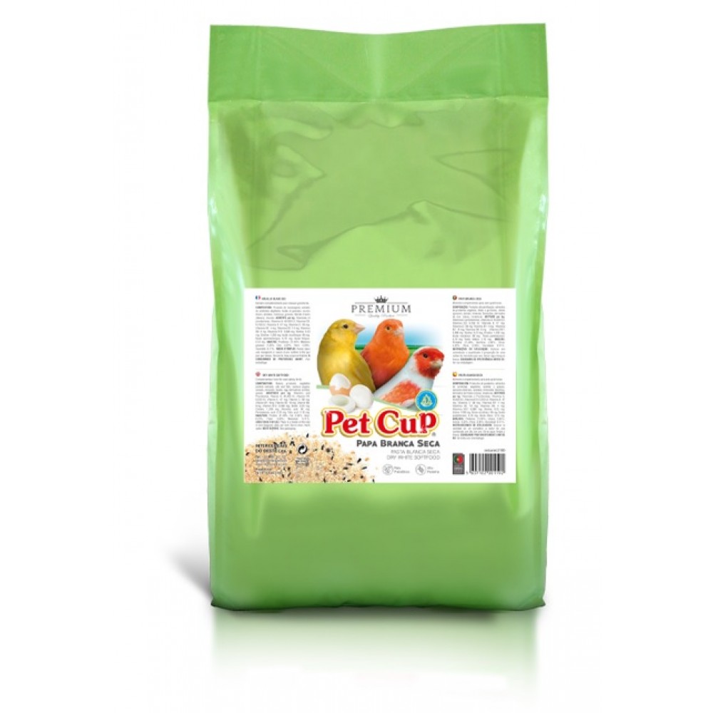 PETCUP PAPA BRANCA SECA PREMIUM -5 KG