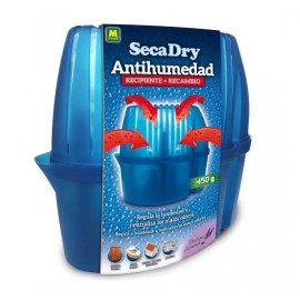 SECADRY ANTI HUMIDADE RECIPIENTE + RECARGA GRANULADO 450G