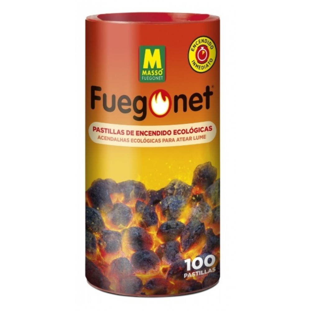 FUEGONET ACENDALHAS ECOLÓGICAS 100 UNIDADES