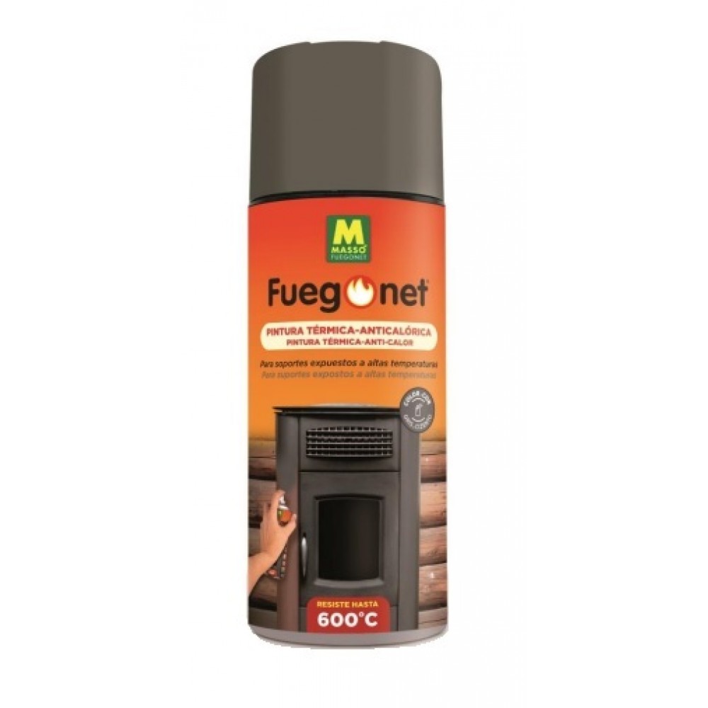 FUEGONET TINTA TÉRMICA ANTICALÓRICA ANTRACITE 400ML