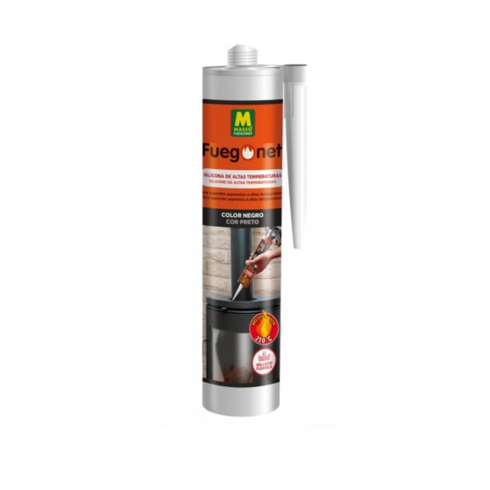 FUEGONET SILICONE RESISTENTE A ALTAS TEMPERATURAS 290ML