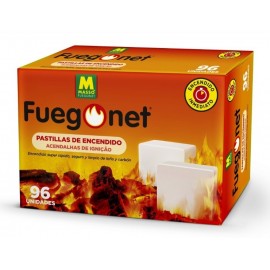 FUEGONET ACENDALHAS DE IGNIÇÃO - 96 UNIDADES (3 PACKS)