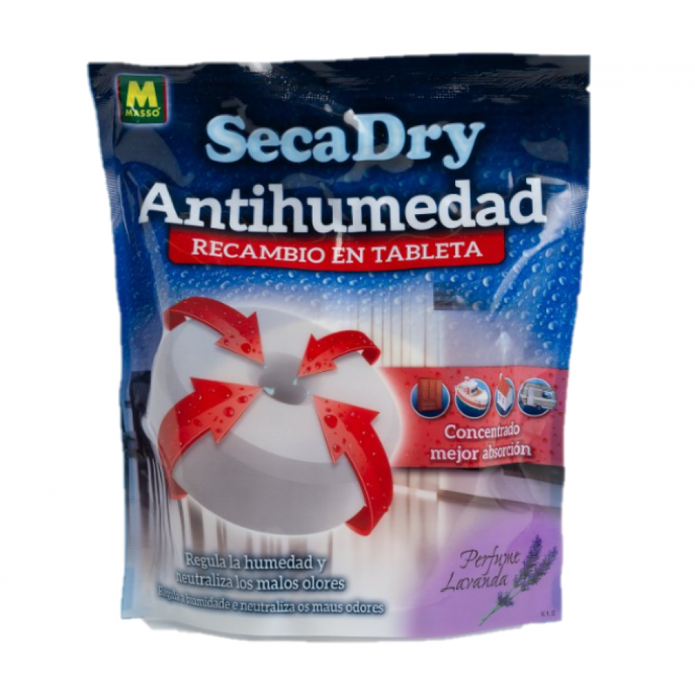 SECADRY ANTI HUMIDADE  RECARGA PASTILHAS 450G