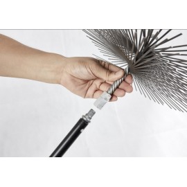 FUEGONET ESCOVA DE AÇO PARA CHAMINÉS 250MM