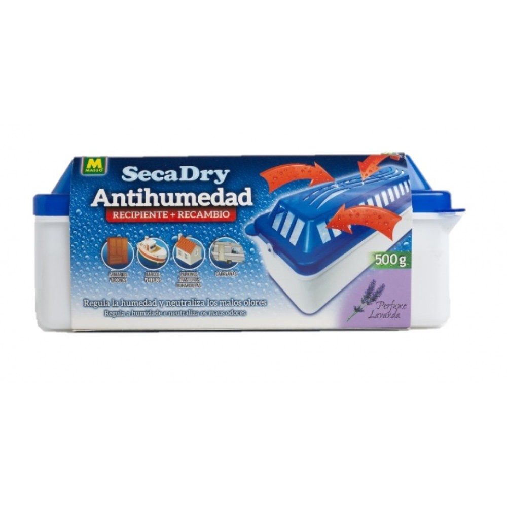 SECADRY ANTI HUMIDADE RECIPIENTE + RECARGA 500G