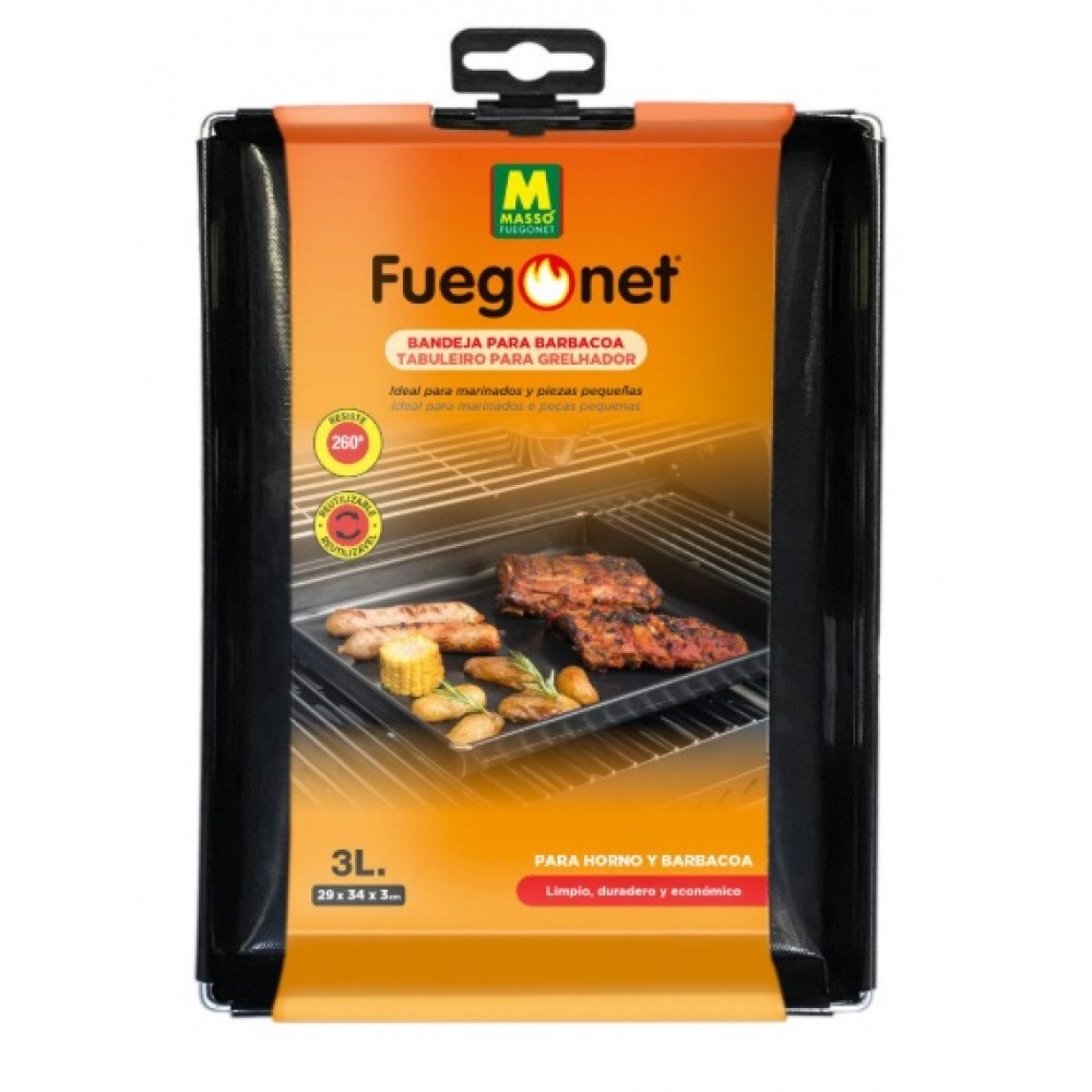 FUEGONET BANDEJA DE CHURRASCO 3L