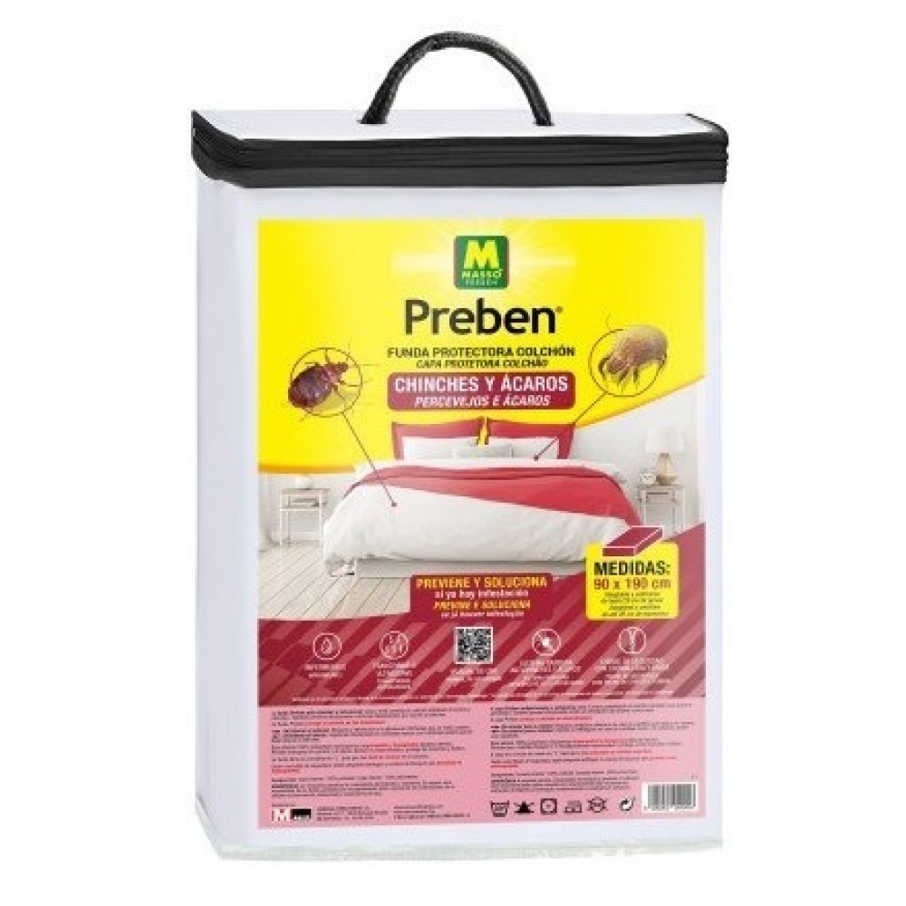 PREBEN PROTEÇÃO DE COLCHÕES ANTI PERCEVEJOS E ÁCAROS -  90X190CM
