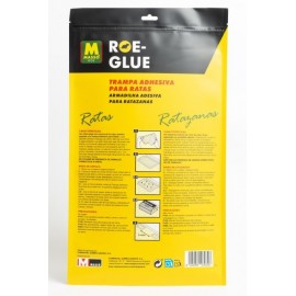 ROE-GLUE ARMADILHA ADESIVA PARA RATAZANAS 4 UNIDADES