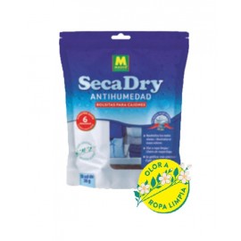 SECADRY BOLSAS ANTI HUMIDADE EM GEL GAVETAS E ARMÁRIOS 36G - 10 UNIDADES