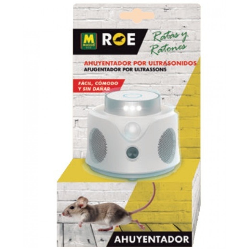 ROE REPELENTE ULTRASSONS PARA RATAZANAS E RATOS