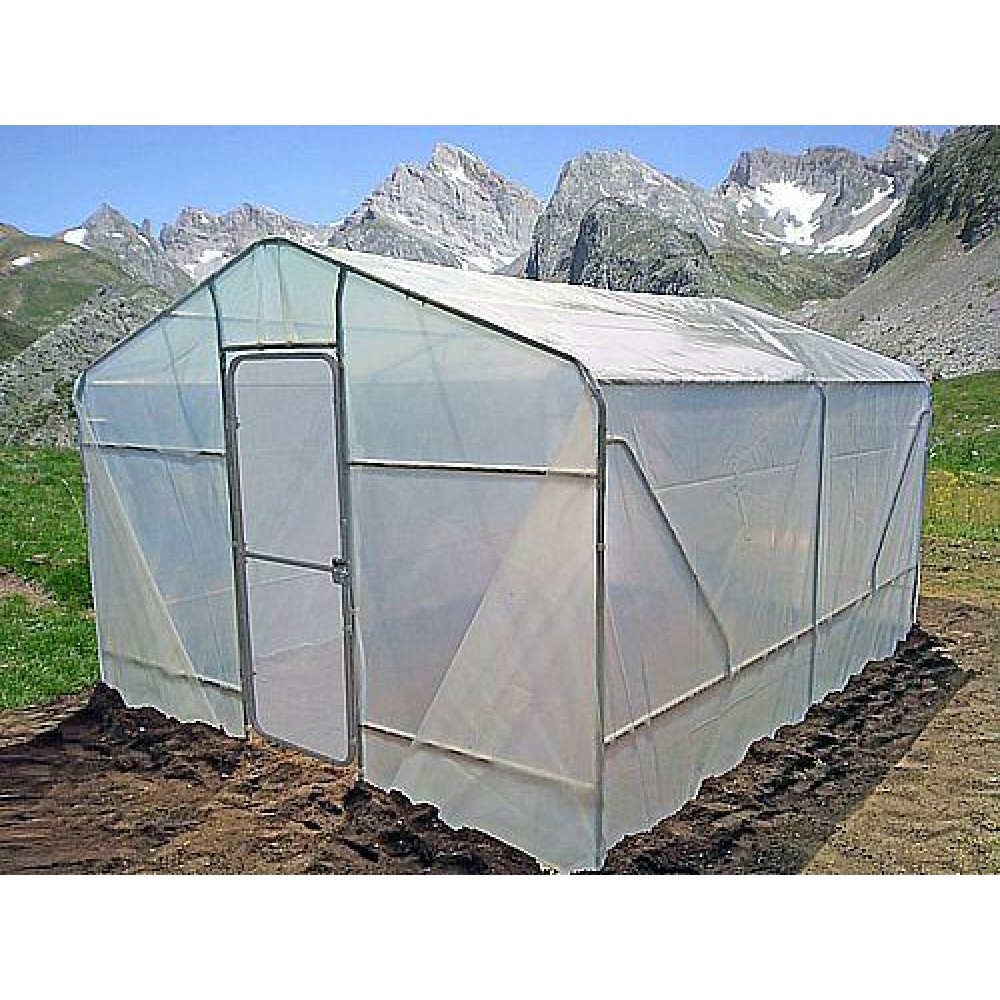 ESTUFA AGRICOLA 2 SECÇÕES COMPLETA 4 X 3 MT