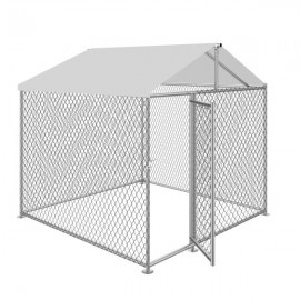 CANIL COMPLETO 2X2M EM AÇO GALV. 32MM