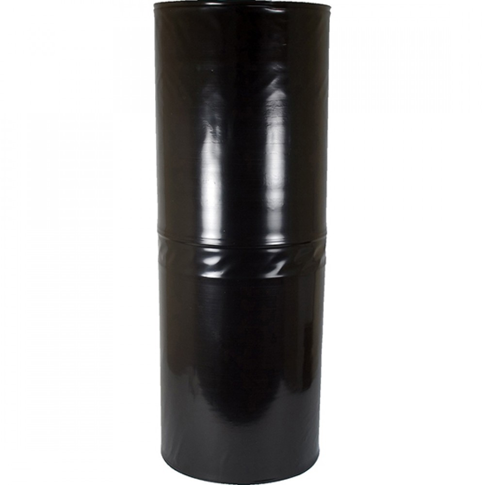 MANGA PLASTICO PRETO 8 METROS LARGURA  - ROLO 75MT