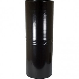 MANGA PLASTICO PRETO 8 METROS LARGURA  - ROLO 75MT