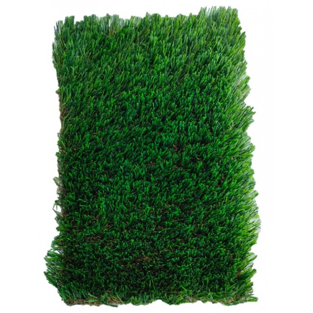 RELVA ARTIFICIAL 40MM VERDE / CASTANHA - ROLO 2X25 METROS