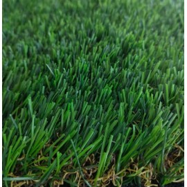 RELVA ARTIFICIAL 30MM VERDE / CASTANHA - ROLO 2X25 METROS