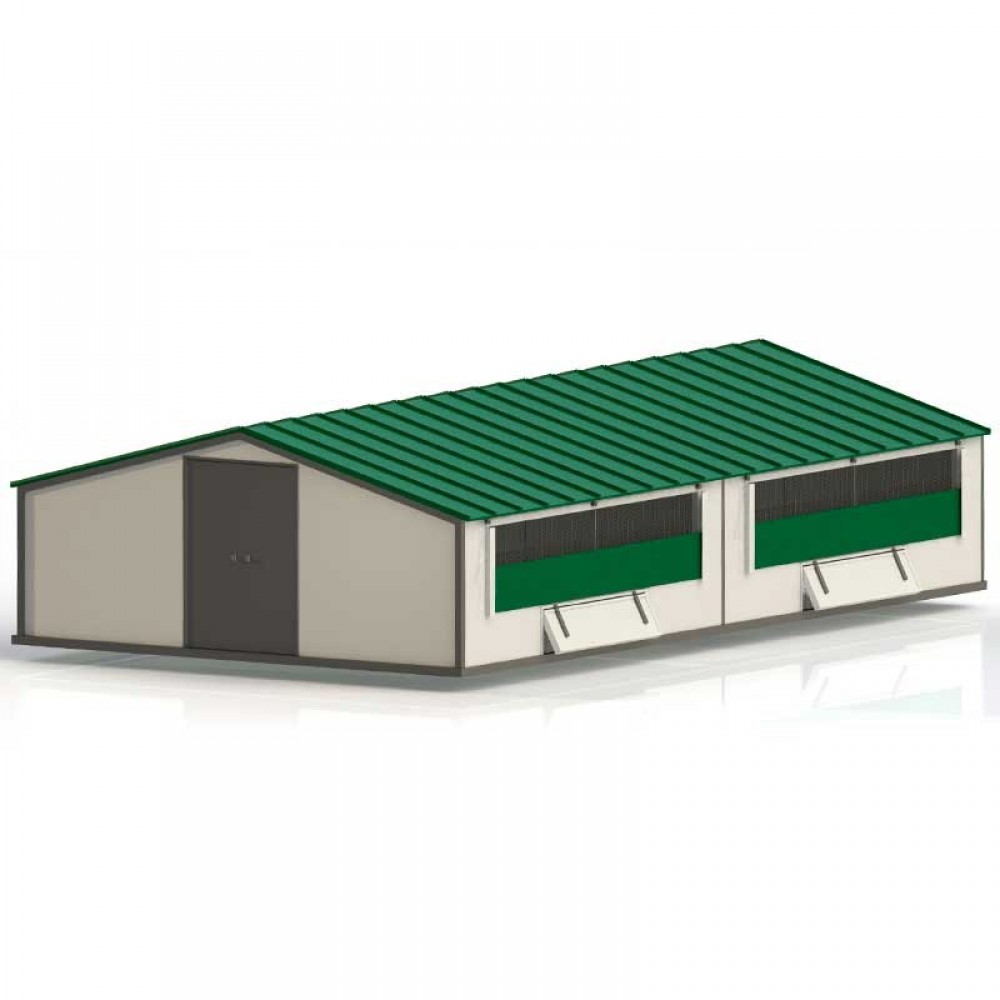 GALINHEIRO MOVEL MODELO CONTINENTAL SANDWICH (6X10X1,80 MT)