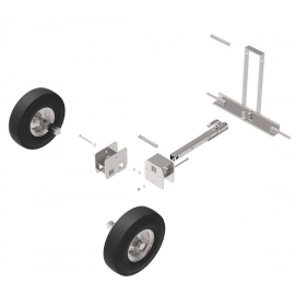 KIT DE REBOQUE PARA GALINHEIRO MOVEL MODELO CONTINENTAL 15M (60M2 E 90M2)