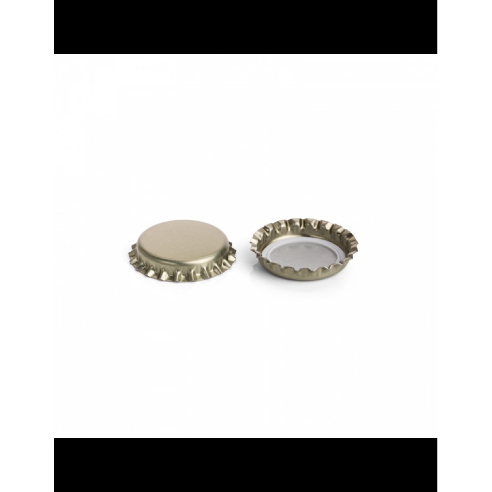 CAPSULA METALICA Ø 26 COM JUNTA PVC-FREE DOURADO