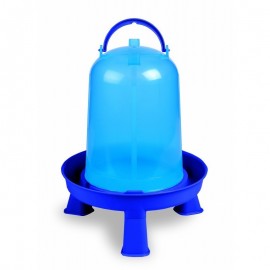 CO.BEBEDOURO FRANGOS ECO PLASTICO 5 LITROS AZUL C/PATAS