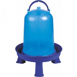 CO.BEBEDOURO FRANGOS ECO PLASTICO 8 LITROS AZUL C/PATAS