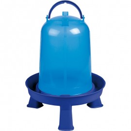 BEBEDOURO FRANGOS ECO PLASTICO 10 LITROS AZUL C/PATAS