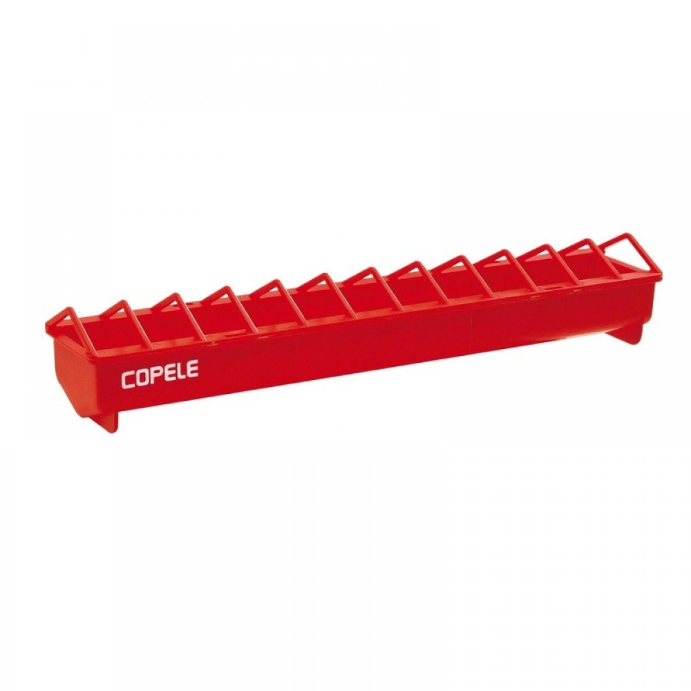 COMEDOURO PINTOS 0.40MT PLASTICO REDE LARGA