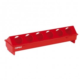 COMEDOURO PINTOS 0.5MT PLASTICO