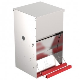 COMEDOURO ABERTURA MECANICA "SAFFED" DE AVES 20 KG