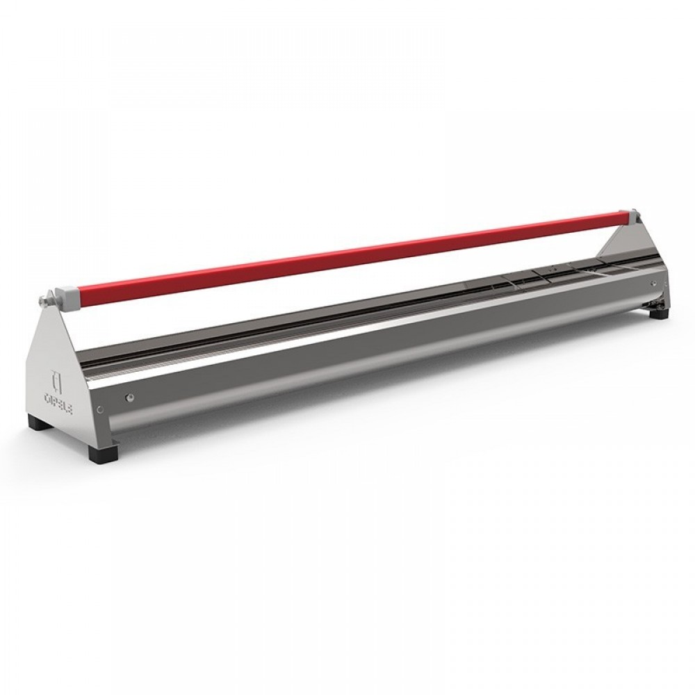 COMEDOURO INOX COM BARRA GIRATORIA 122CM