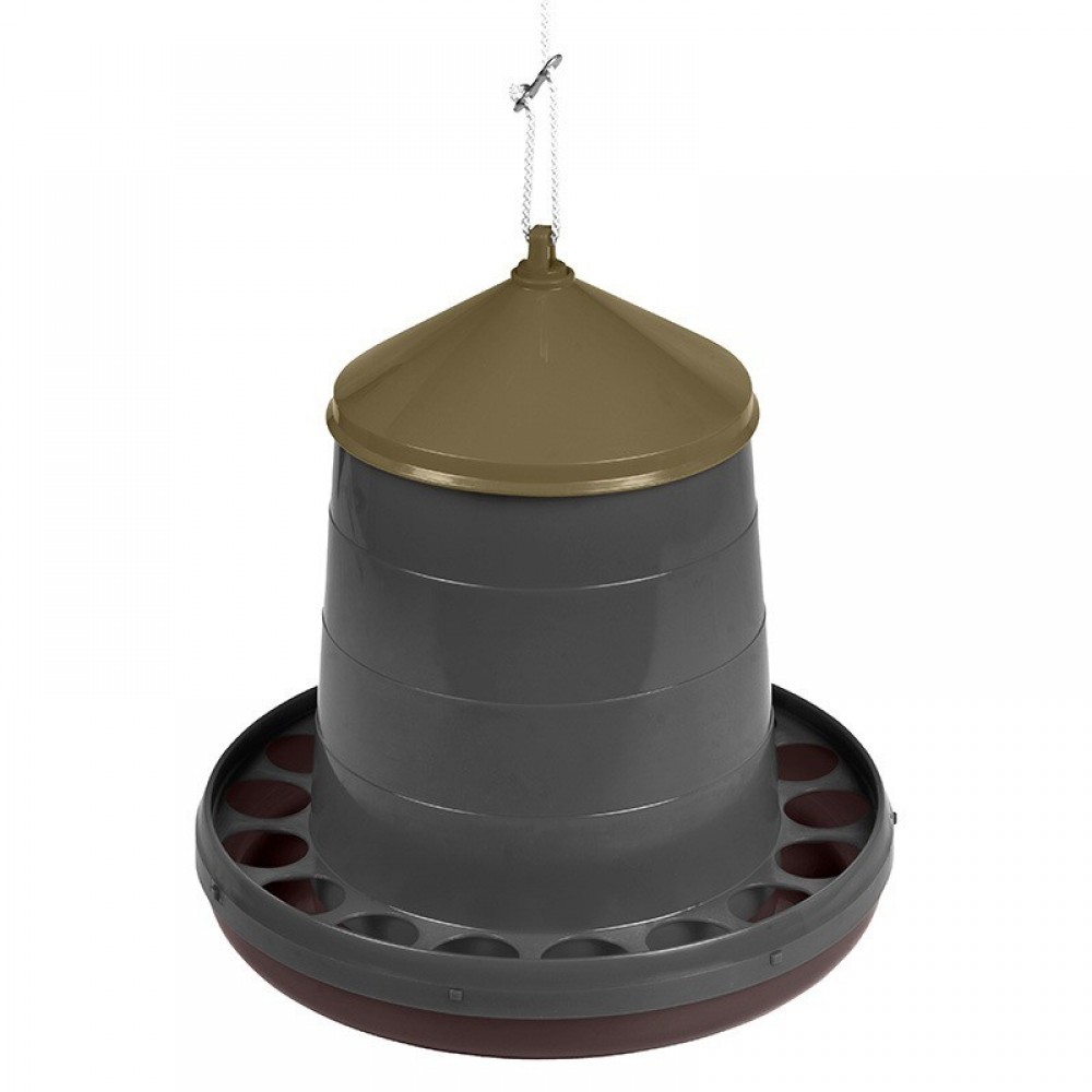 COMEDOURO GALINHAS 8 KG  PLASTICO RECICLADO