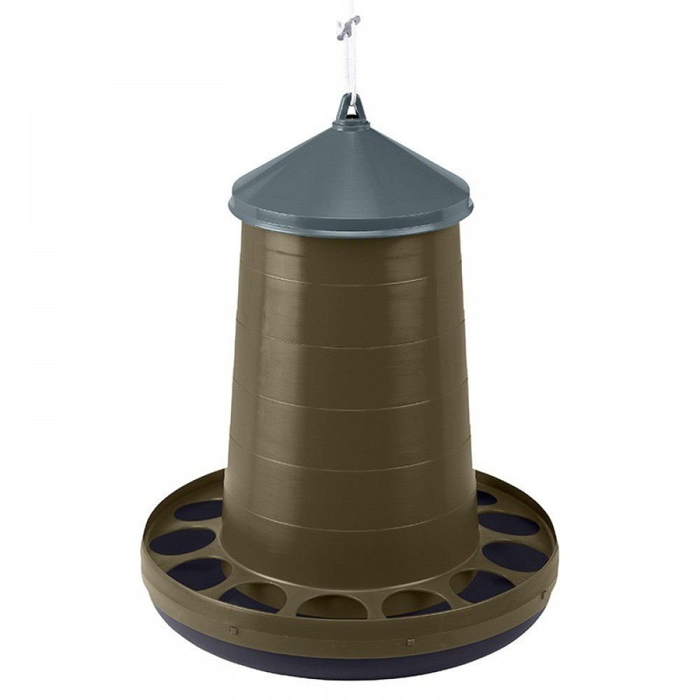 COMEDOURO GALINHAS 16 KG  PLASTICO RECICLADO