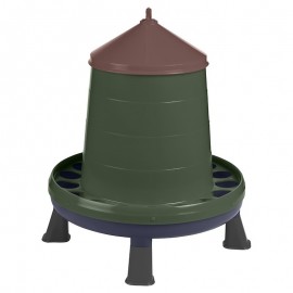 COMEDOURO GALINHAS 8 KG COM PATAS PLASTICO RECICLADO