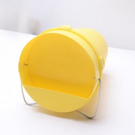 BEBEDOURO DE AVES EM BALDE PLASTICO AMARELO 5,5 LITROS