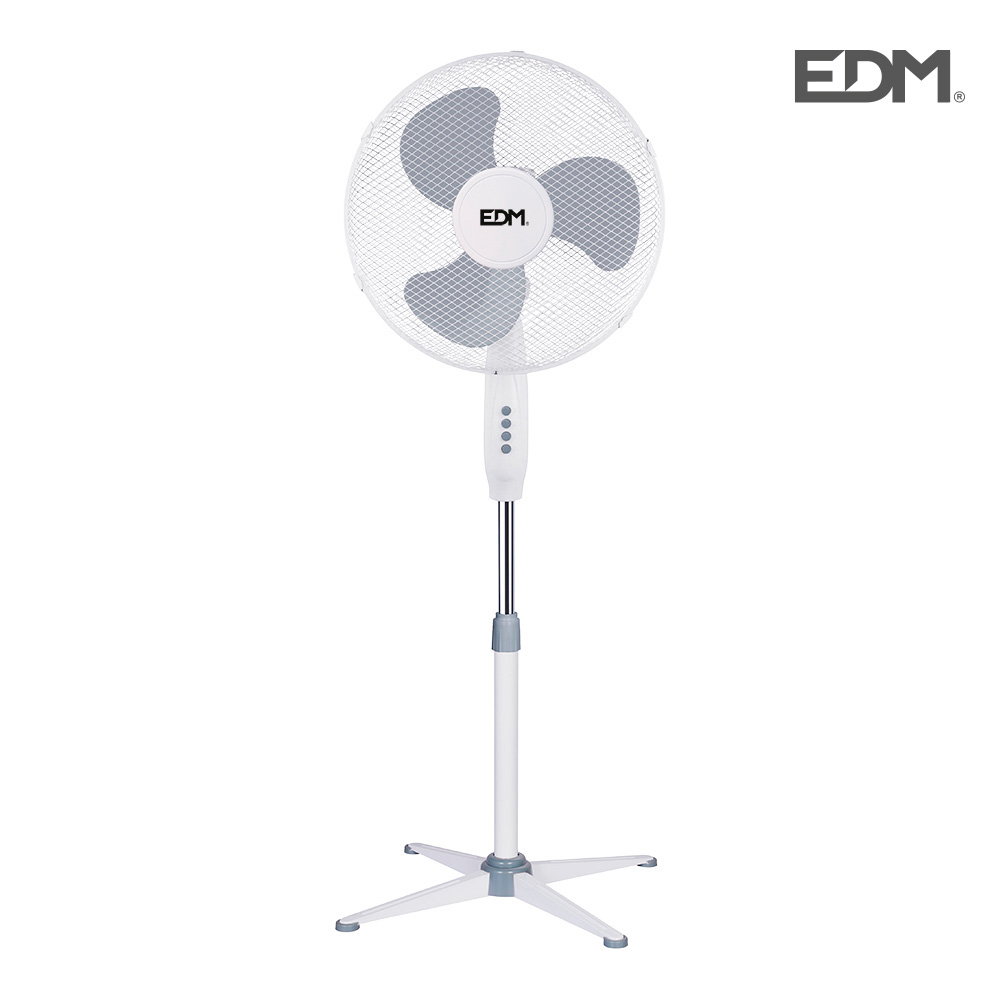 VENTILADOR EM PÉ BRANCO DE 45W
