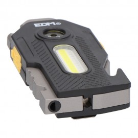 LANTERNA DE SEGURANÇA 6 EM 1 7W + 2,5W 400Lm 2 LEDS 300mAh