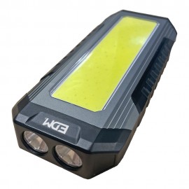 LANTERNA LED DE ALUMÍNIO RECARREGÁVEL 10W