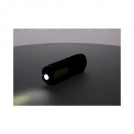 LANTERNA DE TRABALHO LED RECARREGÁVEL COM USB. COM GANCHO + ÍMÃ + SUPORTE. COB 5W 300 Lm / 3W 90 Lm