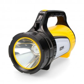 LANTERNA CANHÃO MULTIFUNCIONAL. LUZ PRINCIPAL 10W 350Lm + LATERAL 3W 100Lm + LATERAL VERMELHA 3W 20 Lm E POWER BANK