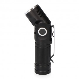 LANTERNA MINI LED 8W 450lm CORPO EM ALUMÍNIO, CABEÇA ENDEREÇÁVEL. RECARREGÁVEL
