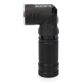 LANTERNA MINI LED 8W 450lm CORPO EM ALUMÍNIO, CABEÇA ENDEREÇÁVEL. RECARREGÁVEL