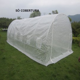 COBERTURA SUBSTITUIÇÃO ESTUFA 6X3 BRANCA