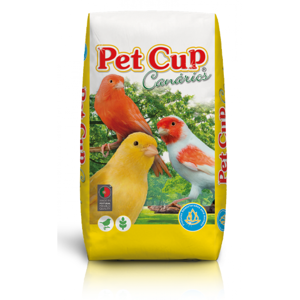 PETCUP GERMINADO BRANCO P/CANARIOS - 20 KG